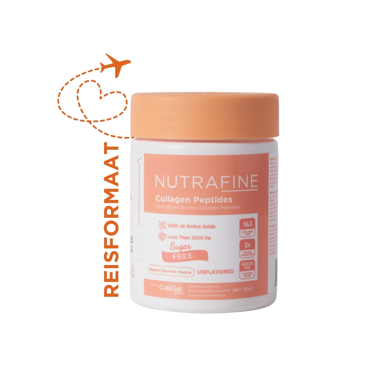Nutrafine Bovine Kolajen 70 gr (7 groen)